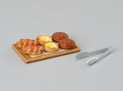 Megahouse Miniatures : Freshly Baked Bread (2005) #4 - Miniature Lunch Bread Set (MISSING PIECES)