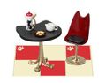Megahouse Miniatures : Animal Interior (2007) #4 - Miniature Italian Cat Set Furniture