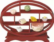 Megahouse Miniatures : Ohanashi Hyakka - Traditional Japanese Sweets (2008) #1 - Miniature Wagashi Confectionery Shelf