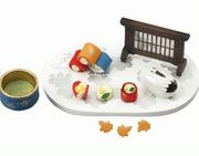 Megahouse Miniatures : Ohanashi Hyakka - Traditional Japanese Sweets (2008) #7 - Miniature Winter Seasonal Wagashi Confectionery 