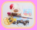 Megahouse Miniatures : Panda Candy Shop (2007) #3 - Miniature Kawaii Chocolate & Candy Set (USED CONDITION)