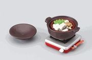 Megahouse Miniatures : Signs of Winter Coming (2004) #5 - Miniature Nabe / Japanese Hotpot 