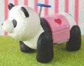 Megahouse Miniatures : Memories of Depaoku / Memories of the Department Store Rooftop Playground (2003) #5 - Miniature Retro Panda Ride (PARTIALLY USED CONDITION)