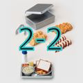 Megahouse Miniatures : Tokimeki School Lunch (2004) #2-2 - Miniature Japanese School Lunch Set