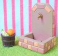 Megahouse Miniatures : Gardening Mate (2004) #6 - Miniature Brick Water Faucet
