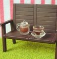 Megahouse Miniatures : Gardening Mate Zakka Garden (2004) #4 - Miniature Bench Set