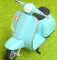Megahouse Miniatures : Little Cafe - Open Cafe (2004) #5 - Miniature Retro Scooter