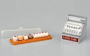 Megahouse Miniatures : Little Cafe - Open Cafe (2004) #6 - Miniature Cashier Machine Set