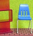 Megahouse Miniatures : Little Cafe - Open Cafe (2004) #7 - Miniature Retro Shelf & Chair Set