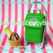 Megahouse Miniatures : Nostalgic Shopping Street (2004) #8 - Miniature Retro Shopping Bag with Wheels