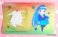 Meiji Promo Item : Magic Knight Rayearth : SD Metallic Seal / Sticker : Mokona / Umi Ryuuzaki(NEAR EXCELLENT CONDITION)