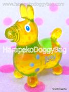 Miniature Rody Horse (M) : Clear Green / Lilac Spots 