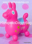 Miniature Rody Horse (M) : Hot Pink / Green Spots 