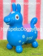 Miniature Rody Horse (M) : Marine Blue / Blue Spots 