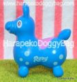 Miniature Rody Horse (M) : Marine Blue / Blue Spots 