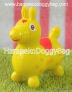 Miniature Rody Horse (M) : Yellow / Orange Spots 