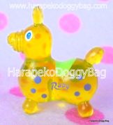 Miniature Rody Horse (S) : Clear Green / Lilac Spots 