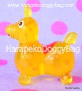 Miniature Rody Horse (S) : Clear Yellow / Red Saddle / Yellow Spots