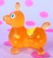 Miniature Rody Horse (S) : Clear Yellow / Yellow Spots
