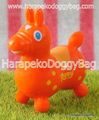 Miniature Rody Horse (S) : Orange / Light Orange Spots Miniature Rody Horse (S) : Orange / Light Orange Spots