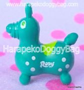 Miniature Rody Horse (S) : Persian Green / White Spots 