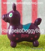 Miniature Rody Horse (S) : Plum Purple / Pink Spots 
