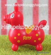 Miniature Rody Horse (S) : Red / Orange Spots 