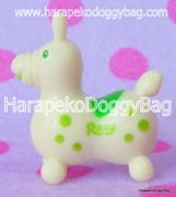 Miniature Rody Horse (S) : White / Green Spots  