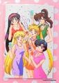 Movic Laminated Card : Sailor Moon S : Sailor Team / Party (MEDIUM GOOD CONDITION)