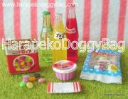 Re-ment 3 o'clock Afternoon Snacks #5 - Miniature Soda Bottles & Candy Drops   (PLEASE READ DESCRIPTION) 