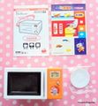 Re-ment Bargain Electrical Goods #1-2 - White & Orange Microwave (USED CONDITION)