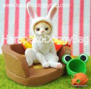 Re-ment Cat Diary #9 - Miniature Sitting Cat With Rabbit & Frog Hats