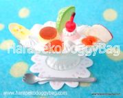 Re-ment Dessert Cafe 2 #9 Banana Sundae / Pudding a la Mode