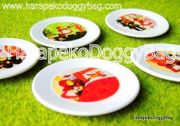 Re-ment Fairytale Dish Collection #8 - Miniature Red Riding Hood Display Plates  