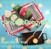 Re-ment Miniatures : Summer Vacation (2006) #7 - Miniature BBQ / Barbecue Set