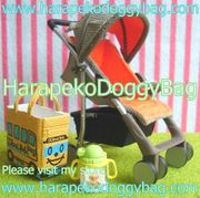 Re-ment Miniatures : Baby Play Time (2007) #7 - Miniature Baby Stroller & Feeding Bottle