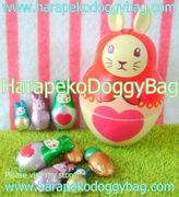 Re-ment Miniatures : Chocolate Shop (2009) #2 - Miniature Lovely Chocolate Rabbit Stacking Doll