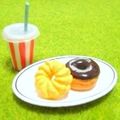 Re-ment Miniatures : Dessert Shop in Town (2002) #9 - Miniature Donuts / Doughnuts