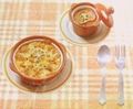 Re-ment Miniatures : Family Restaurant 2 (2003) #10 - Miniature Doria & Onion Gratin Soup