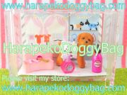 Re-ment Miniatures : Going Out With Dogs Today (2007) #10 / Secret Set / SP - Miniature Brown Bichon Frise Dog & Salon Set