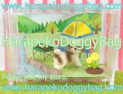 HarapekoDoggyBag / Re-ment Miniatures : Going Out With Dogs Today (2007) #9 - Miniature Shih Tzu Dog & Outdoor Campsite (SOLD OUT)