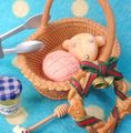 Re-ment Miniatures : Handmade Bread Bakery (2005) #5 - Miniature Sweet Bread & Honey Jar