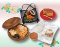 Re-ment Miniatures : Japanese Wa Sweets (2005) #9 - Miniature Autumn Wagashi Container (PARTIAL SET / NO INFO CARD)