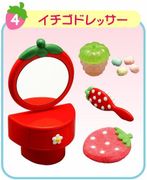 Re-ment Miniatures : Merry Strawberry (2007) #4 - Miniature Strawberry Dresser Furniture