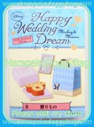 Re-ment Miniatures : Mickey & Minnie Happy Wedding Dream (2015) #8 - Miniature Cake Gift