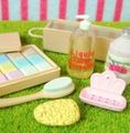 Re-ment Miniatures : Natalie's French Goods (2005) #2 - Miniature Bath Time Soap & Body Brush