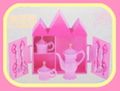 Re-ment Miniatures : Princess Tea Party (2008) #1 - Miniature Tea Set (USED CONDITION)