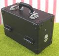 Re-ment Miniatures : Puchi Petite Makeup Box (2005) #1 - Miniature Black Cosmetic Box