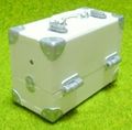 Re-ment Miniatures : Puchi Petite Makeup Box (2005) #2 - Miniature White Cosmetic Box