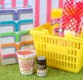 Re-ment Miniatures : Puchi Petite Supermarket (2003) #5 - Miniature Japanese Snack Food & Shopping Goods